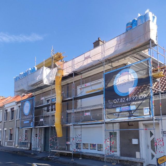 Un de nos chantiers d'isolation